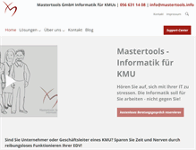 Tablet Screenshot of mastertools.ch