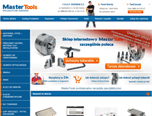 Tablet Screenshot of mastertools.pl